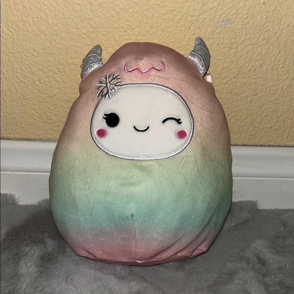 Yeti multi colored squishmallow
